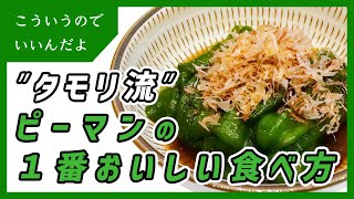 タモリ流ピーマンの１番おいしい料理｜作り方｜レシピ｜無限ピーマン [upl. by Releyks386]