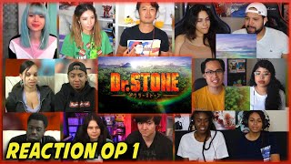 Dr Stone Opening 1 REACTION ドクターストーン1反応  外国人の反応  BYN [upl. by Eceinert]