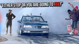 GRANDMA SHUTS DOWN Mustang Week Car Meet… LITERALLY Cops Powertrip [upl. by Waldon324]