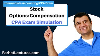 Stock OptionsCompensation Expense CPA exam Simulation [upl. by Chic118]