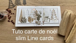 Tuto carte de noël Facile et original scrapbooking diy DT Custodeco [upl. by Imik]