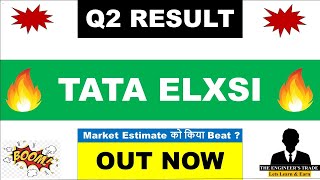 Tata ELXSI Q2 Results 2025  Tata ELXSI Results Today  Tata ELXSI share latest news  Tata ELXSI [upl. by Nirehtac803]