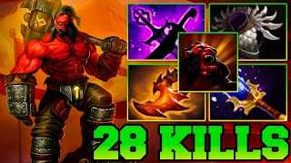 28 Kills Monster Axe Offlane  Axe Dota 2 Offlane Carry 734 Pro Build Guide Gameplay [upl. by Alywt648]