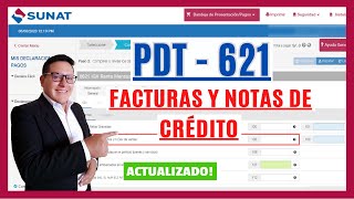 Como declarar las Notas de Crédito en el PDT621  SUNAT 2023 Actualizado [upl. by Gillett]