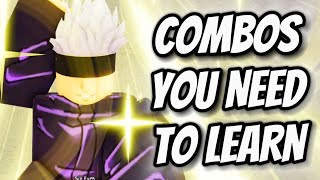 Gojo Combos YOU NEED TO LEARN  Jujutsu Shenanigans [upl. by Giarg]