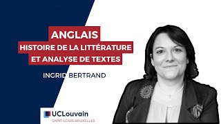 Anglais  histoire de la littérature et analyse de textes [upl. by Fleurette542]