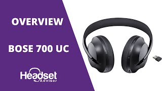 InDepth Review of Bose 700 UC Bluetooth Headset With Mic Test  8 Mics [upl. by Edurtreg]