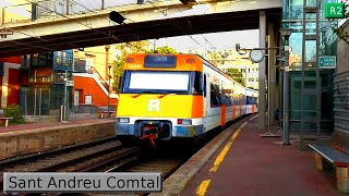 Sant Andreu Comtal R2  Rodalies Barcelona  Renfe Civia  447  2020 [upl. by Warner]