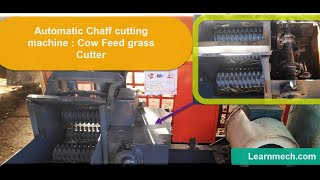 Chaff Cutting Machine  Cow Feeding Grass Cutting Machine [upl. by Vine]