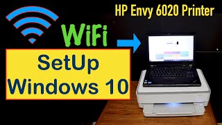 HP Envy 6020 SetUp Windows 10 Review [upl. by Karole]