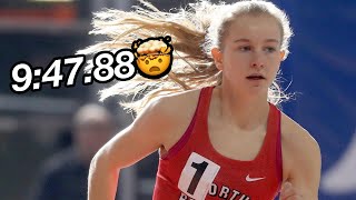 Katelyn Tuohy Drops National Record 3200m [upl. by Stirling168]