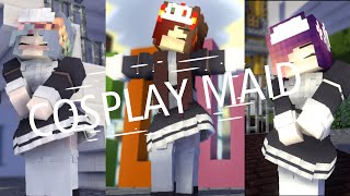 TUTU DANCE  STAY DANCE  COSPLAY MAID VERSION  MINECRAFT ANIMATION [upl. by Isyak]