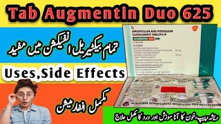 Tablet Augmentin Duo 625mg UsesSide Effects and Contra Indications  Tab CoAmoxiclave 625 mg [upl. by Cate529]