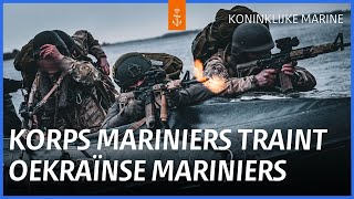 Oekraïense mariniers amfibisch getraind in Nederland  Koninklijke Marine [upl. by Lamond]