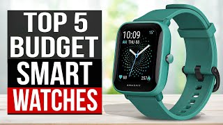 TOP 5 Best Budget Smartwatch 2024 [upl. by Teressa]