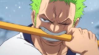 Zoro uses a scythe  3 sword style Purgatory Onigiri [upl. by Luciana]