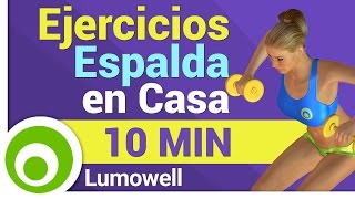 Ejercicios para la Espalda en Casa para Mujeres [upl. by Edivad]