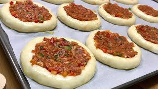 Vous allez adorer les mini pizza 🍕avec cette recette spéciale🔝‼️ facile et prête en 60min ⏱ [upl. by Dyan]