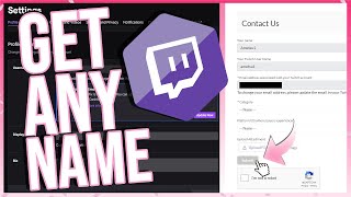 HOW TO CHANGE YOUR TWITCH NAME IN 2021 [upl. by Milli683]