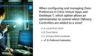 1Y0 204 Citrix Virtual Apps and Desktops 7 Administration Exam [upl. by Byran531]