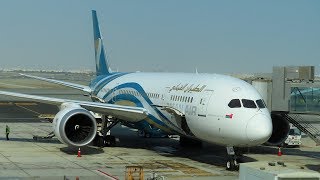 Oman Air  Muscat  Bangkok  Economy Class  B7878 [upl. by Sabu831]