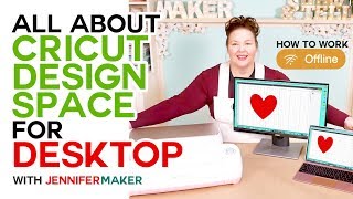 Cricut Design Space for Desktop How to Use Your Cricut OFFLINE [upl. by Ahsead908]