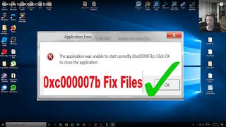 How to fix 0xc000007b Error 2022 [upl. by Eelrac983]