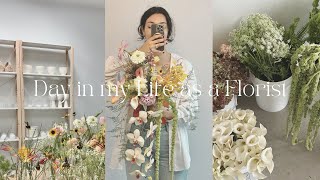 A Day in My Life as a Full Time Wedding Florist [upl. by Nirehtac]