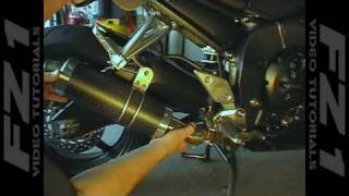 FZ1 Video Tutorials  Exhaust [upl. by Enirehtakyram]