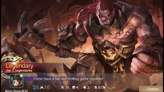 mobile Legends BangBang Legendary [upl. by Fidela]