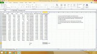 HOW TO CALCULATE SHARPE RATIO USING EXCEL [upl. by Nyvlem]