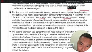 European transport system  IELTS Reading [upl. by Ardiedal]