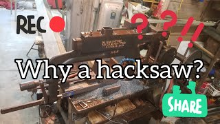 Why use a power hacksaw [upl. by Nor]