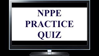 NPPE Exam Sample Questions amp Answers [upl. by Ailugram]