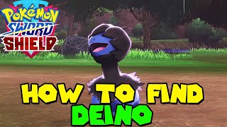 How to find DEINO in Pokemon Sword amp Shield  DEINO LOCATION [upl. by Mazman]