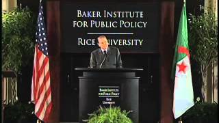 Shell Distinguished Lecture Series  Abdelaziz Bouteflika French [upl. by Eatton587]