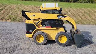 Cat 262 Wheeled Skid Steer Operating Video [upl. by Nireves]