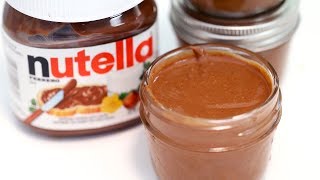 EASY Homemade Nutella Recipe  How to Make Nutella from Scratch  DIY Nutella Recipe [upl. by Dressel]