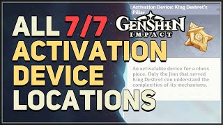 All Chess Activation Device Locations Genshin Impact [upl. by Cassandry]