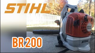 STIHL br200 FULL Review And TEST [upl. by Dina]