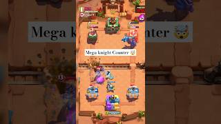 mega knight counter 🤯  clash royale  shorts battleroyale supercell [upl. by Ojoj]