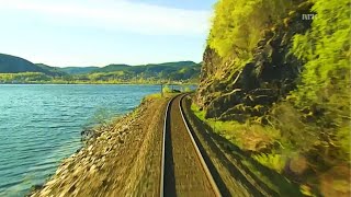 🇳🇴 Norway train ride cab view Nordland Railway Trondheim  Bodø spring [upl. by Vanda]