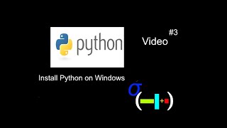 Windows Install Python install numpy install pandas install scikitlearn install matplotlib [upl. by Annaili]