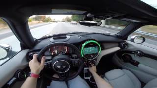 Mini Cooper F56 JCW 2016 Manual — POV Driving  Acceleration Mashup at Dusk [upl. by Zantos]