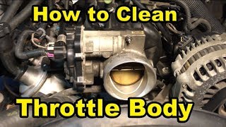 How to Clean Throttle Body  20032006 ChevyGMC 53L Tahoe Silverado Yukon Sierra [upl. by Marozas302]