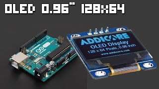 OLED display 096 inch 128x64 i2c with Arduino Tutorial [upl. by Ailliw789]