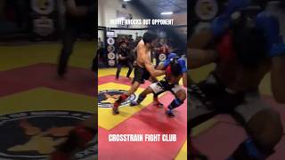 Crosstrain Fighter knocks out opponent mma boxing jiujitsu bjj muaythai delhi ufc fighter [upl. by Kari]