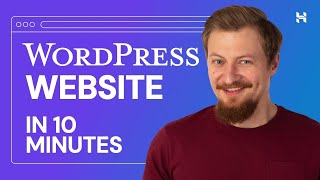 How to Create a WordPress Website in 10 Minutes Using Hostinger [upl. by Kannry492]