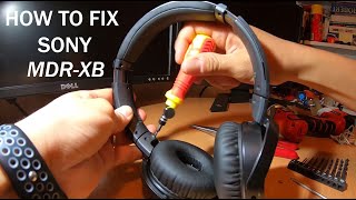 How to fix hack Headphones SONY XB650BT  XB550BT MDRXB950BTB1  broken hinge [upl. by Ansell]