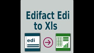 Edifact Edi To Xls converter [upl. by Aihsotal]